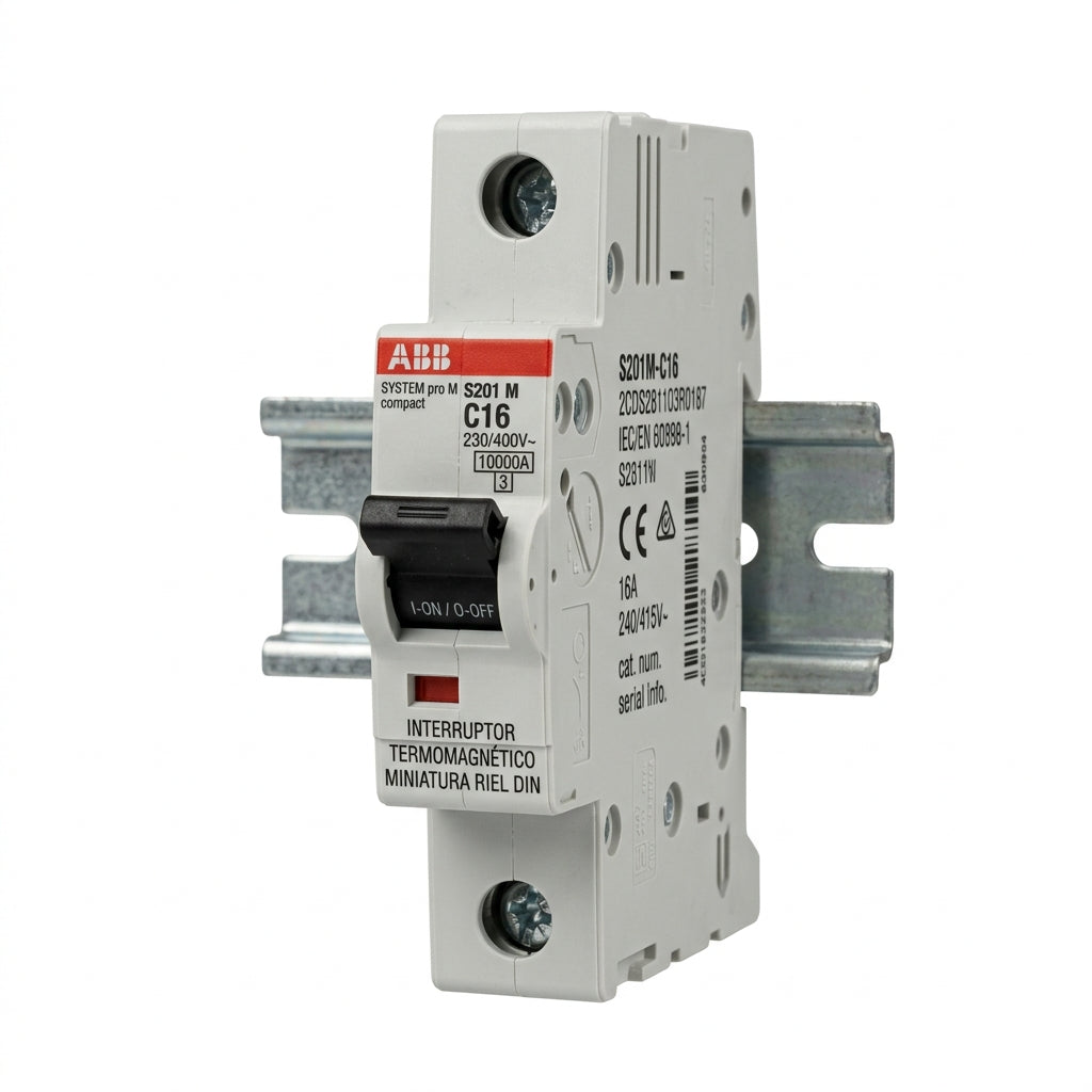 ABB 2CDS281103R0187 INTERRUPTORES TERMOMAGNETICOS MINIATURA RIEL DIN