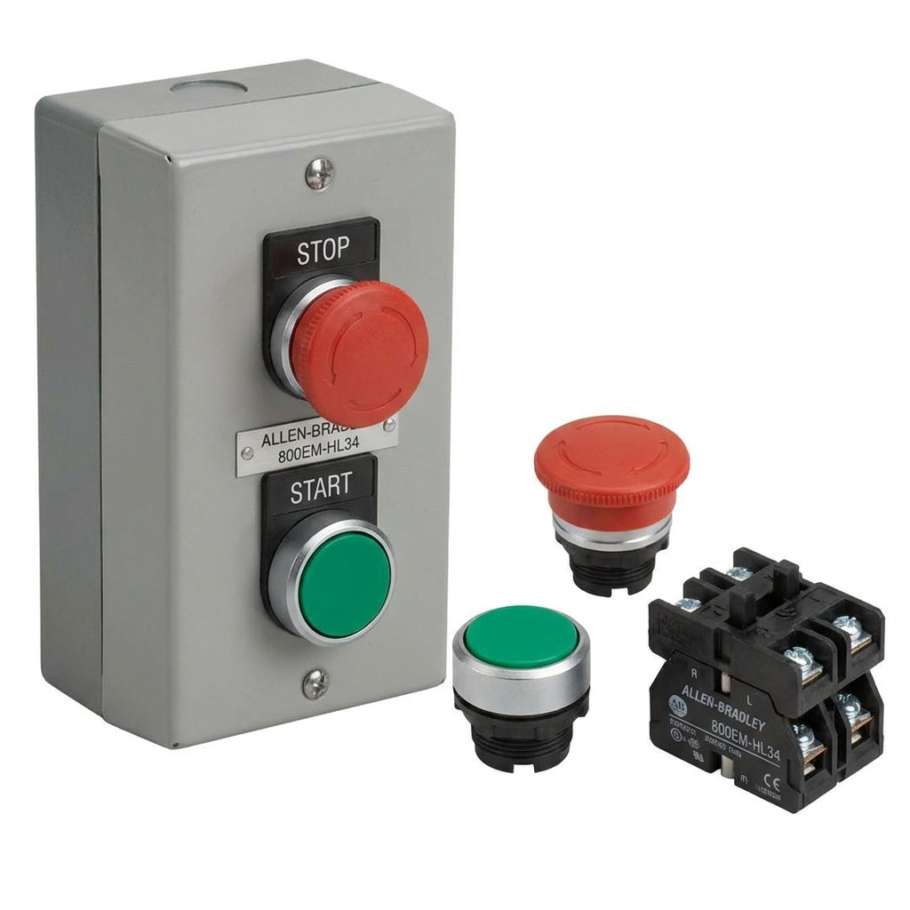 ALLEN-BRADLEY 800EM-HL34 BOTONES PULSADORES BOTONERAS