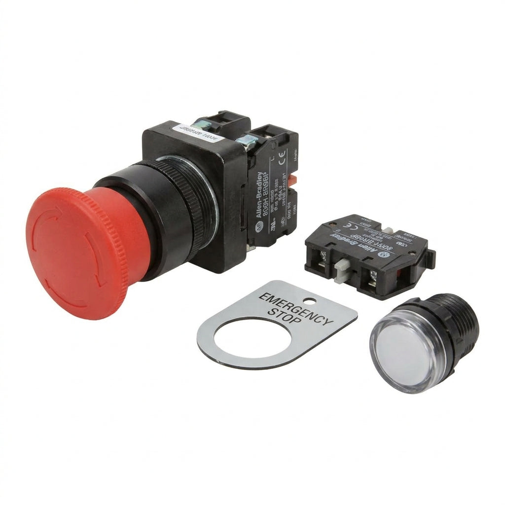 ALLEN-BRADLEY 800H-BR9BP BOTONES PULSADORES BOTONERAS Y ACCESORIOS