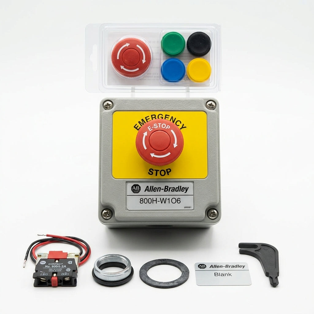 ALLEN-BRADLEY 800H-W1O6 BOTONES PULSADORES BOTONERAS Y ACCESORIOS