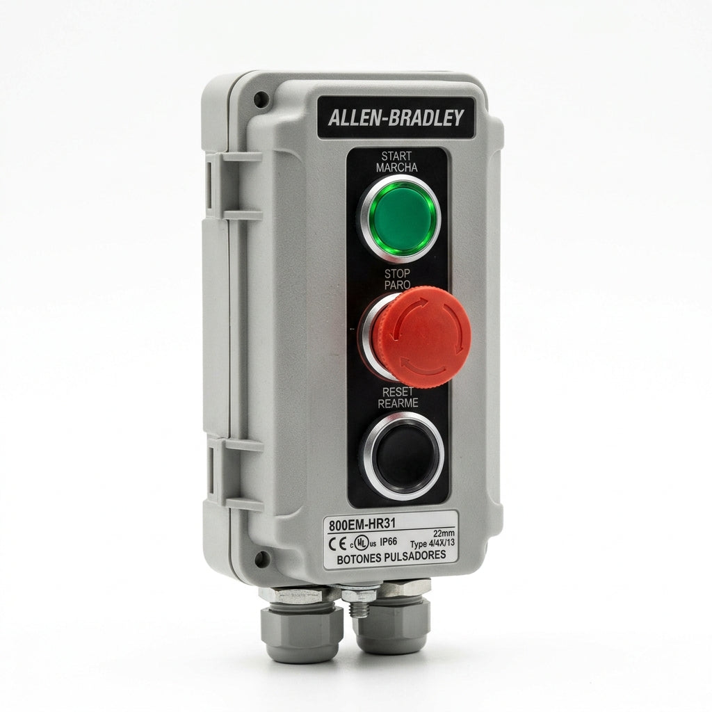 ALLEN-BRADLEY 800EM-HR31 BOTONES PULSADORES BOTONERAS