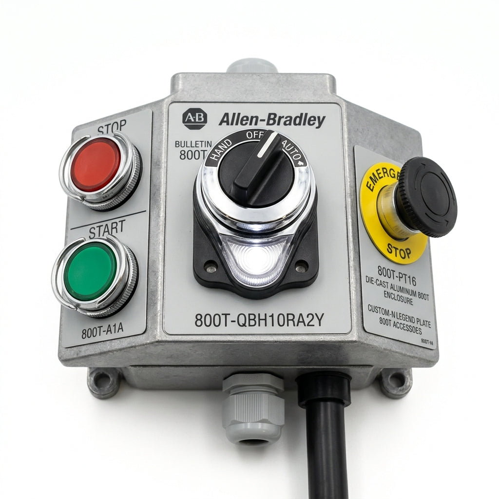 ALLEN-BRADLEY 800T-QBH10RA2Y BOTONES PULSADORES BOTONERAS Y ACCESORIOS