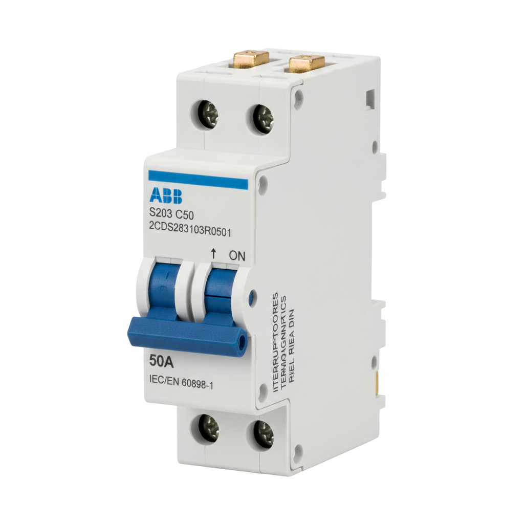 ABB 2CDS283103R0501 INTERRUPTORES TERMOMAGNETICOS MINIATURA RIEL DIN