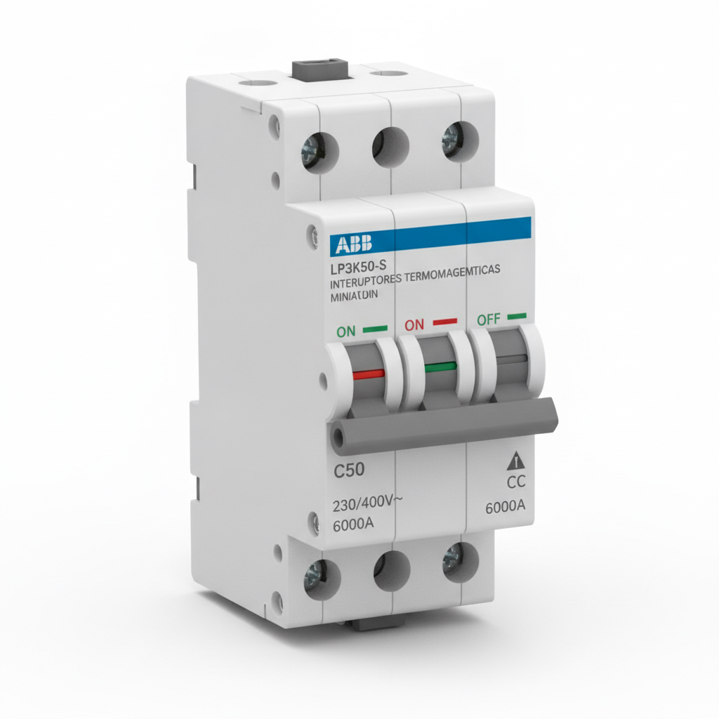 ABB LP3K50-S INTERRUPTORES TERMOMAGNETICOS MINIATURA RIEL DIN