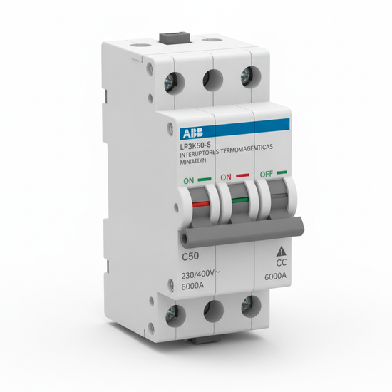 ABB LP3K50-S INTERRUPTORES TERMOMAGNETICOS MINIATURA RIEL DIN