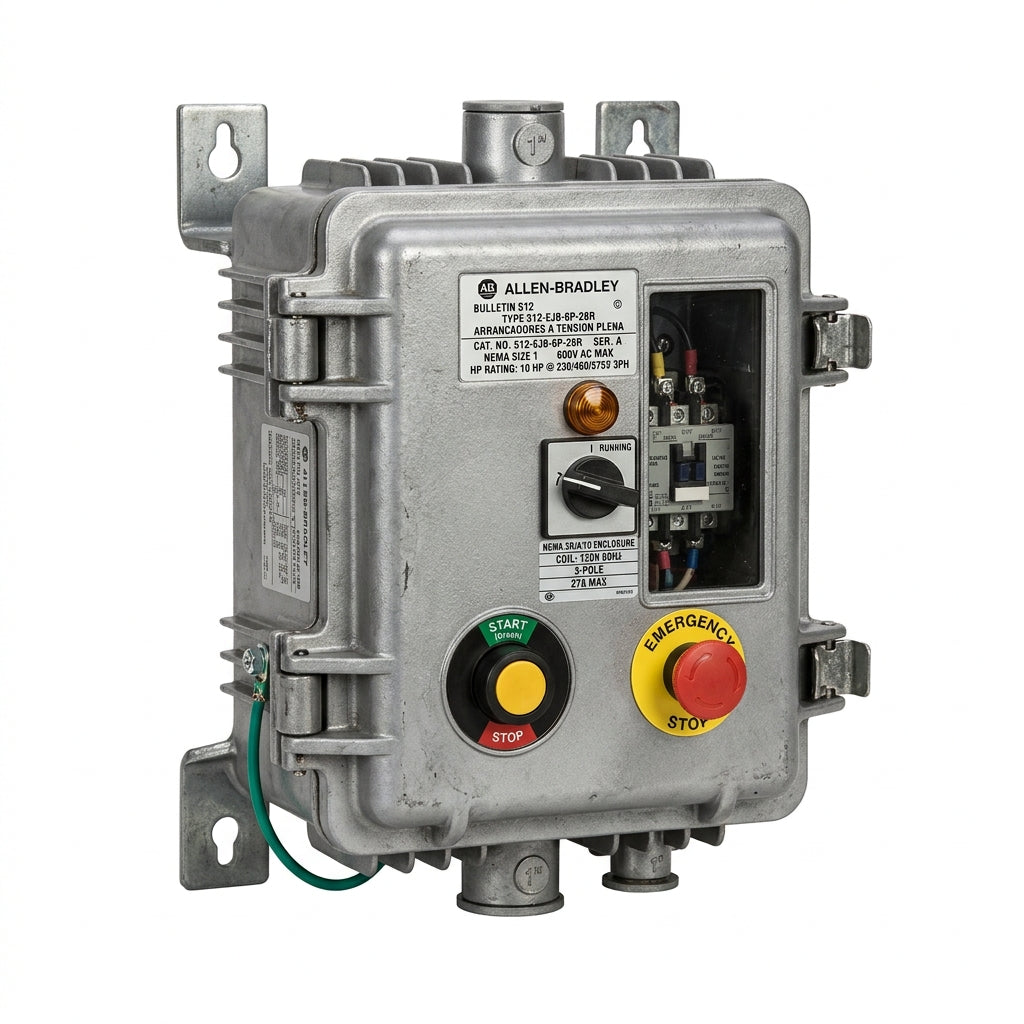 ALLEN-BRADLEY 512-EJB-6P-28R ARRANCADORES A TENSION PLENA