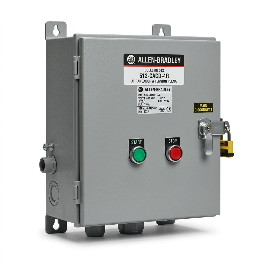 ALLEN-BRADLEY 512-CACD-4R ARRANCADORES A TENSION PLENA