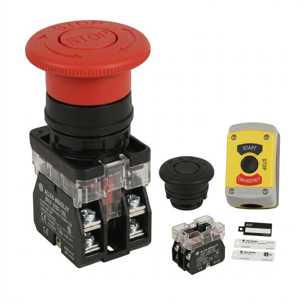 ALLEN-BRADLEY 800F-35BE100L BOTONES PULSADORES BOTONERAS Y ACCESORIOS