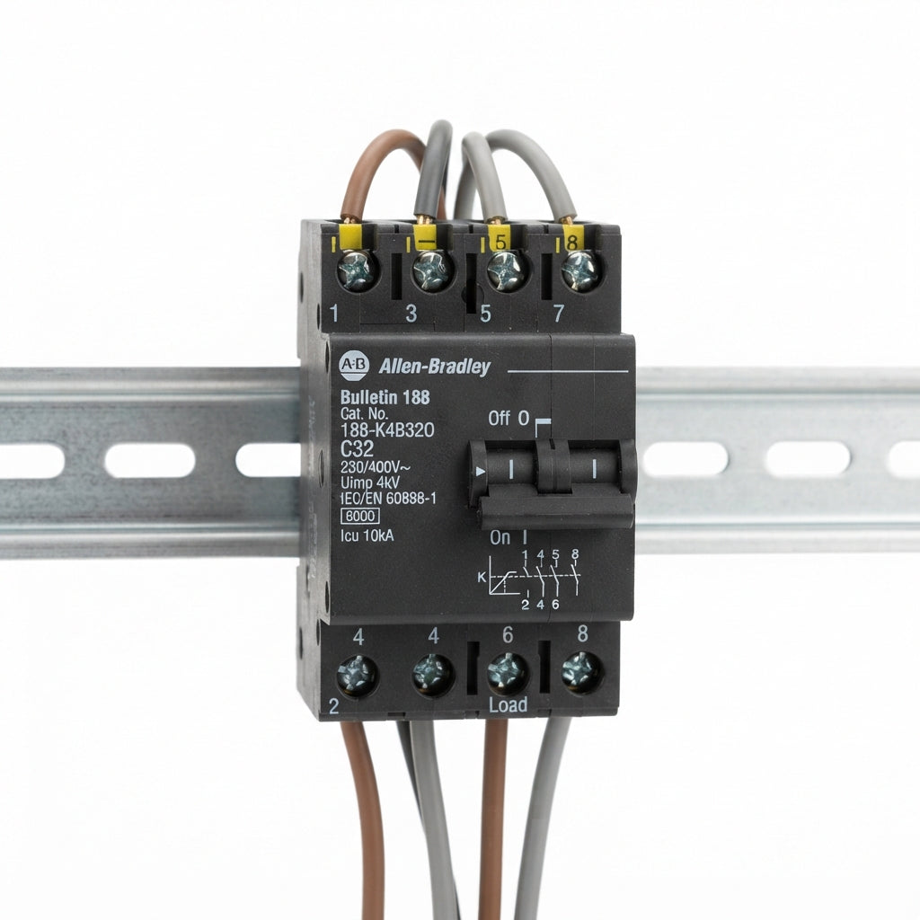 ALLEN-BRADLEY 188-K4B32O INTERRUPTORES TERMOMAGNETICOS MINIATURA RIEL DIN