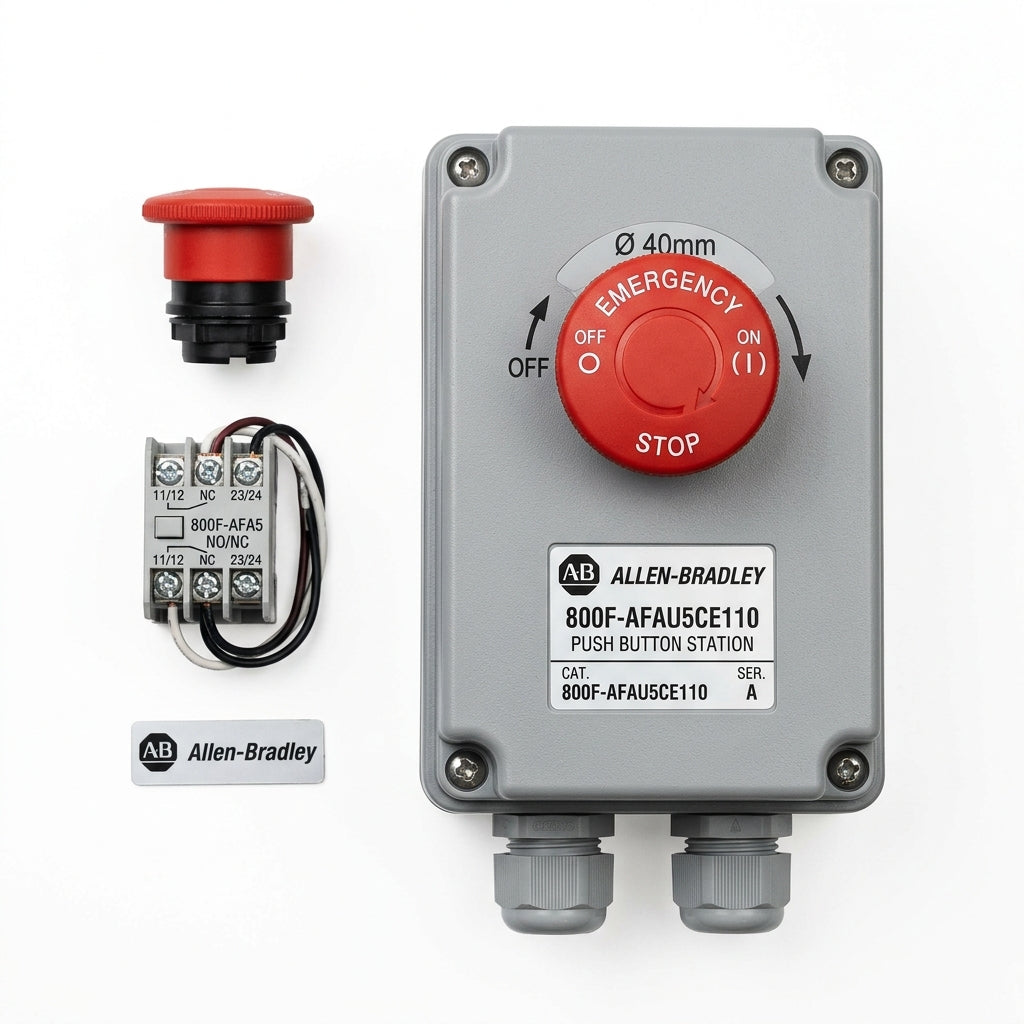 ALLEN-BRADLEY 800F-AFAU5CE110 BOTONES PULSADORES BOTONERAS Y ACCESORIOS