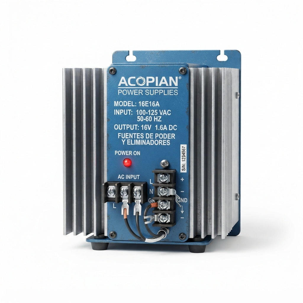 ACOPIAN 16E16A FUENTES DE PODER Y ELIMINADORES