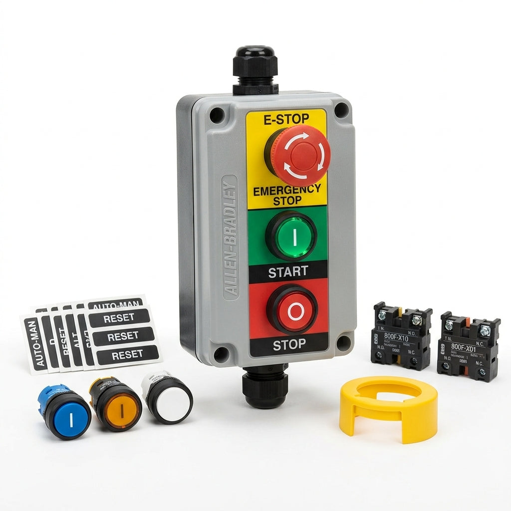 ALLEN-BRADLEY 800F-36VE406 BOTONES PULSADORES BOTONERAS Y ACCESORIOS