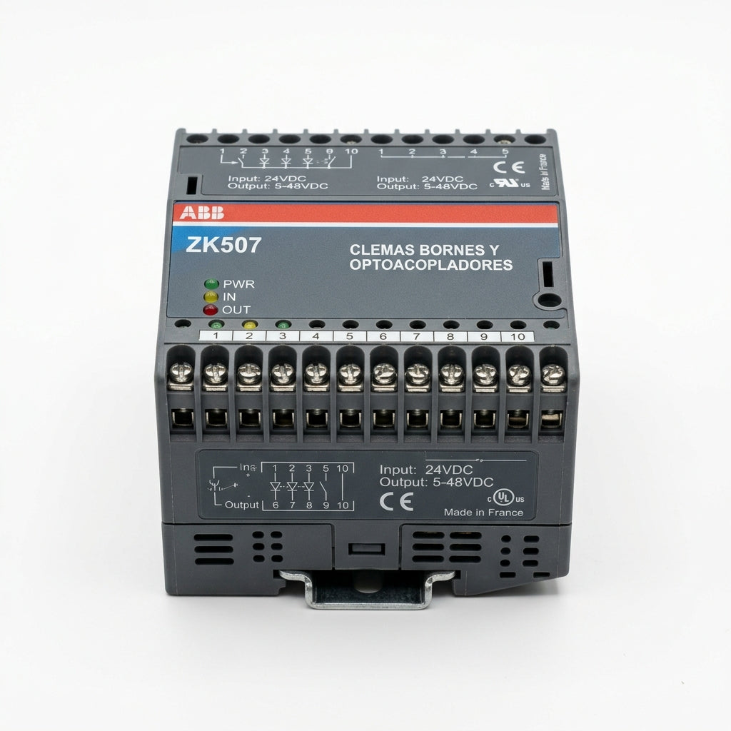 ABB ZK507 CLEMAS BORNES Y OPTOACOPLADORES