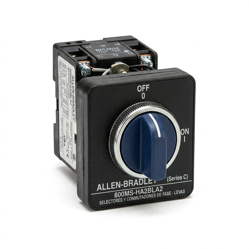ALLEN-BRADLEY 800MS-HA2BLA2 SELECTORES Y CONMUTADORES DE FASE - LEVAS