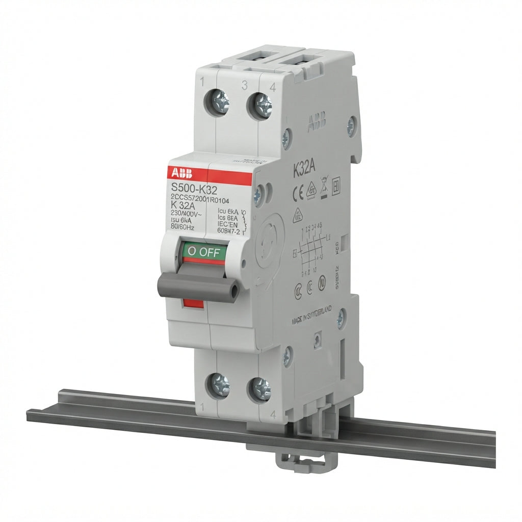 ABB 2CCS572001R0104 INTERRUPTORES TERMOMAGNETICOS MINIATURA RIEL DIN