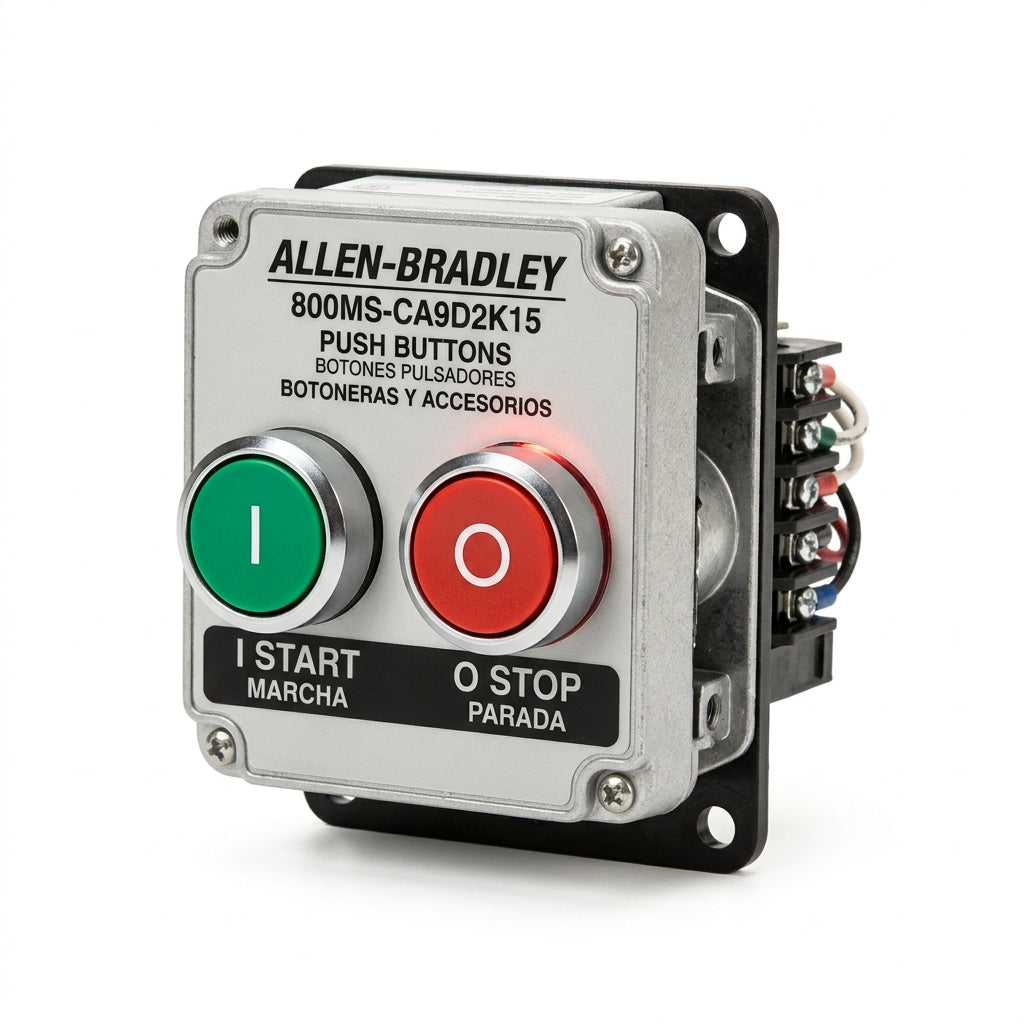 ALLEN-BRADLEY 800MS-CA9D2K15 BOTONES PULSADORES BOTONERAS Y ACCESORIOS