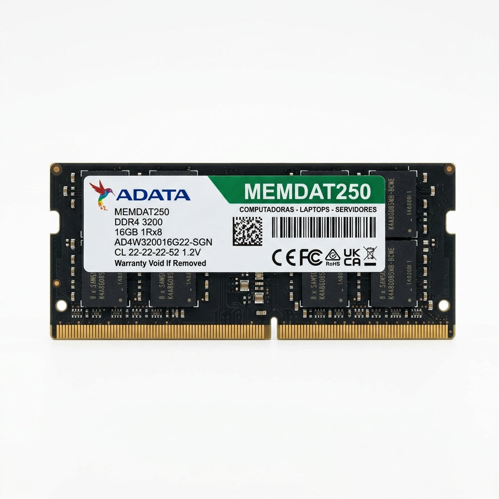 ADATA MEMDAT250 COMPUTADORAS - LAPTOPS - SERVIDORES