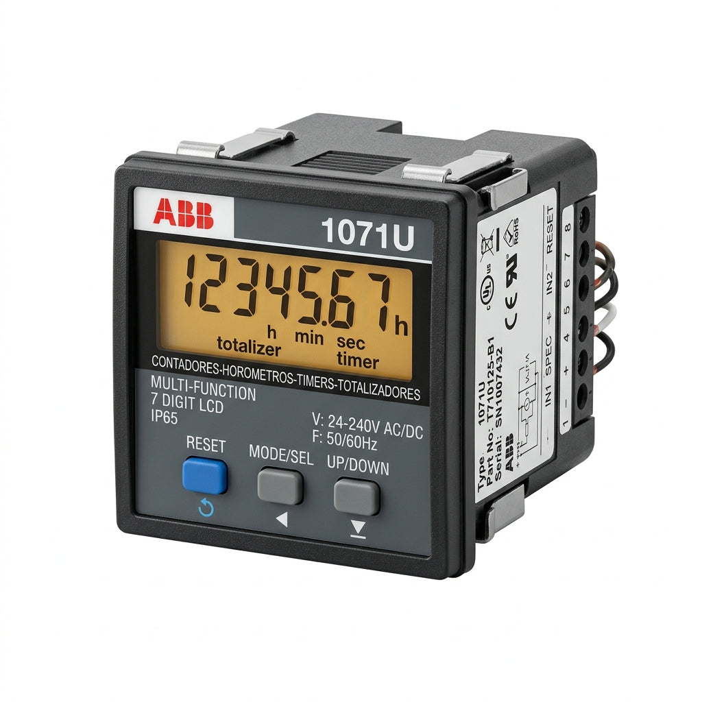 ABB 1071U CONTADORES-HOROMETROS-TIMERS-TOTALIZADORES
