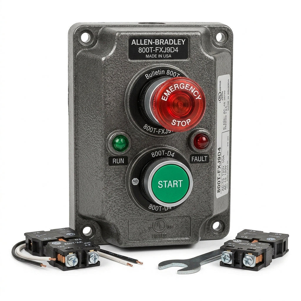 ALLEN-BRADLEY 800T-FXJ9D4 BOTONES PULSADORES BOTONERAS Y ACCESORIOS