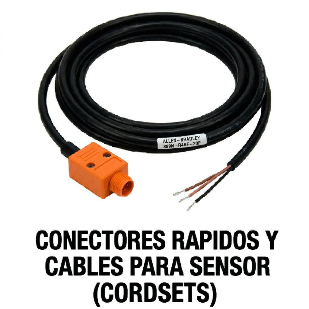 ALLEN-BRADLEY 889N-R4AF-2OF CONECTORES RAPIDOS Y CABLES PARA SENSOR (CORDSETS)