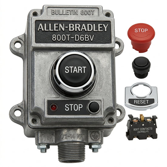 ALLEN-BRADLEY 800T-D6BV BOTONES PULSADORES BOTONERAS Y ACCESORIOS