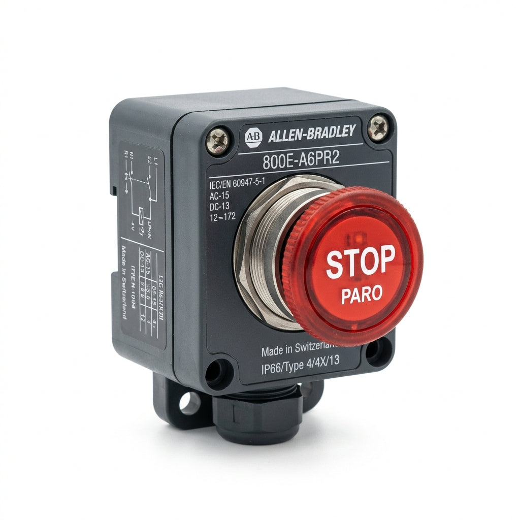 ALLEN-BRADLEY 800E-A6PR2 BOTONES PULSADORES BOTONERAS