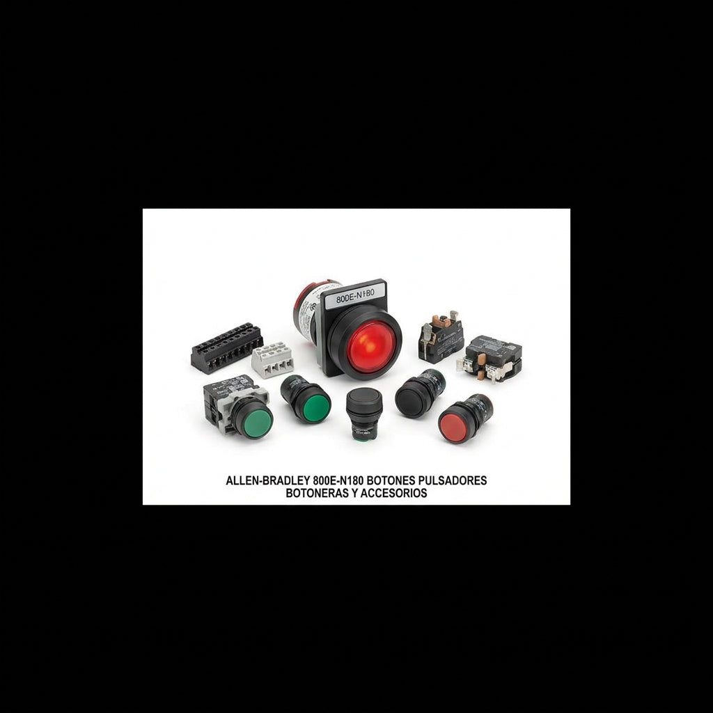 ALLEN-BRADLEY 800E-N180 BOTONES PULSADORES BOTONERAS Y ACCESORIOS