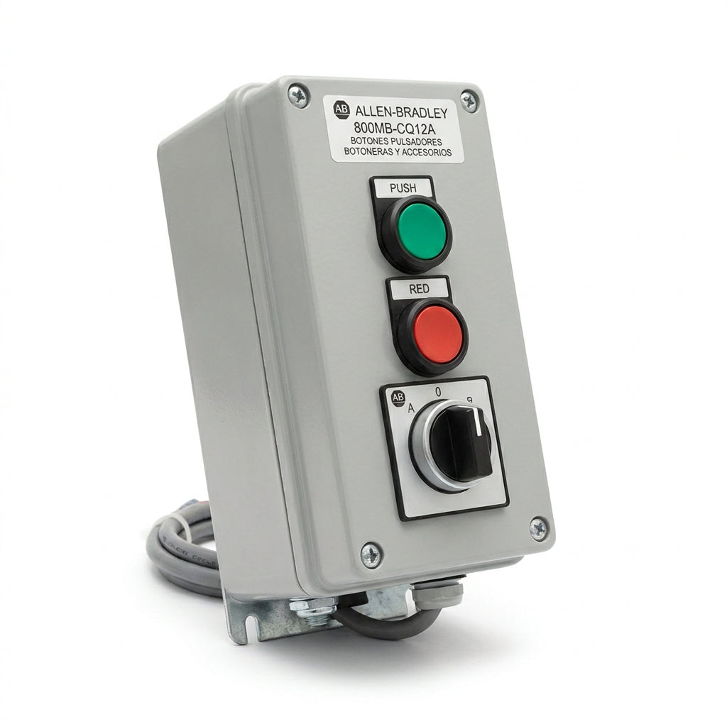 ALLEN-BRADLEY 800MB-CQ12A BOTONES PULSADORES BOTONERAS Y ACCESORIOS