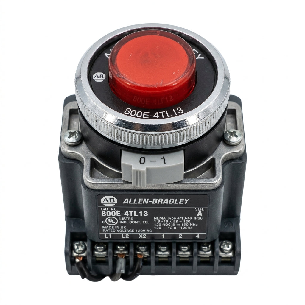 ALLEN-BRADLEY 800E-4TL13 BOTONES PULSADORES BOTONERAS