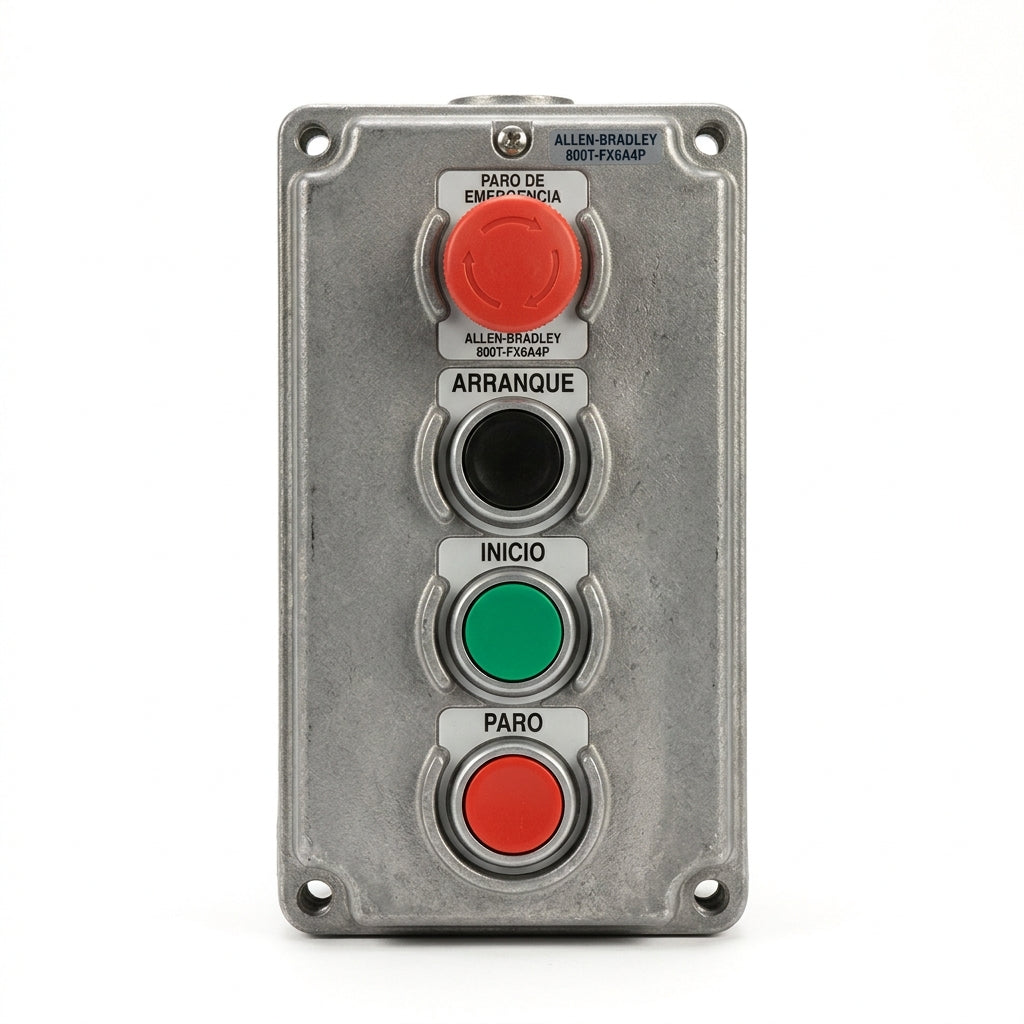 ALLEN-BRADLEY 800T-FX6A4P BOTONES PULSADORES BOTONERAS Y ACCESORIOS