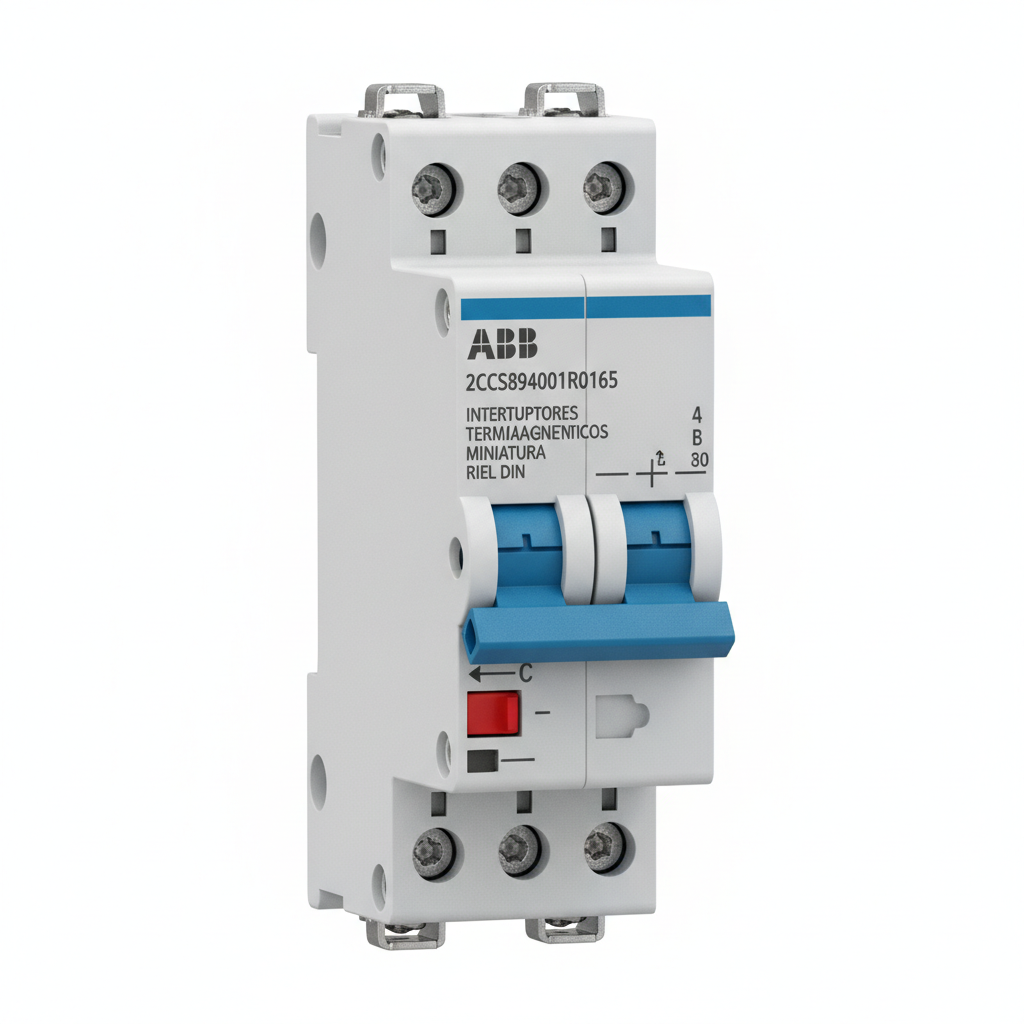 ABB 2CCS894001R0165 INTERRUPTORES TERMOMAGNETICOS MINIATURA RIEL DIN