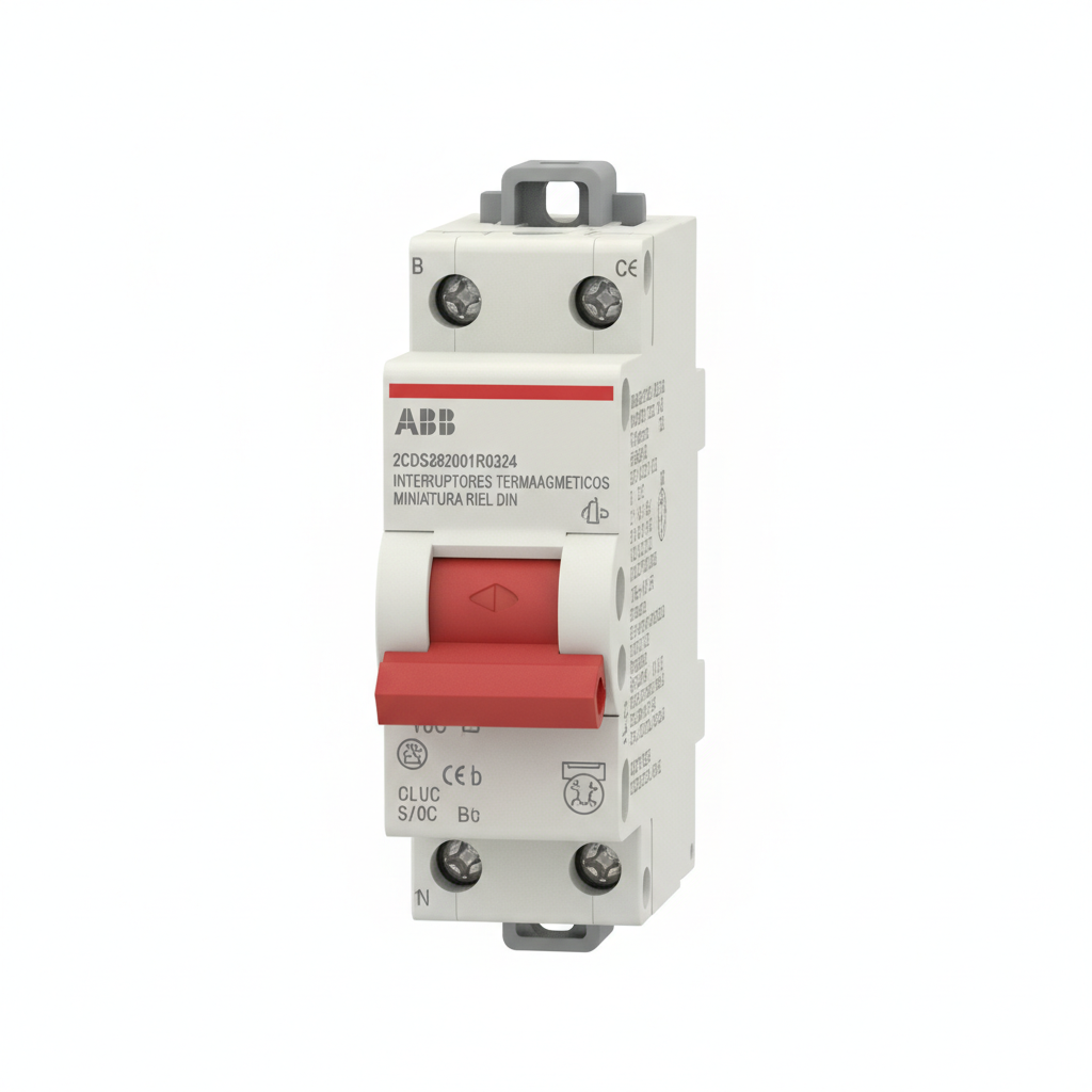 ABB 2CDS282001R0324 INTERRUPTORES TERMOMAGNETICOS MINIATURA RIEL DIN