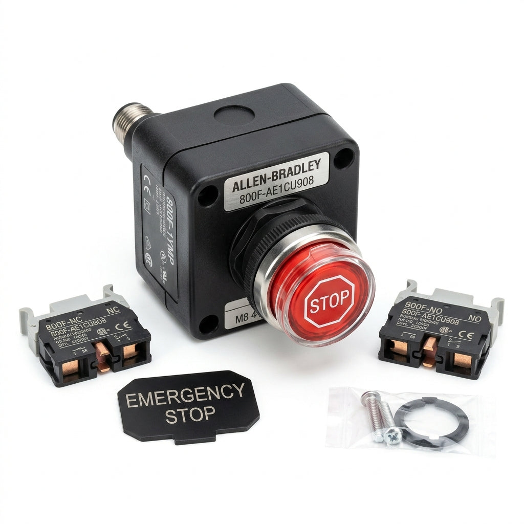 ALLEN-BRADLEY 800F-AE1CU908 BOTONES PULSADORES BOTONERAS Y ACCESORIOS