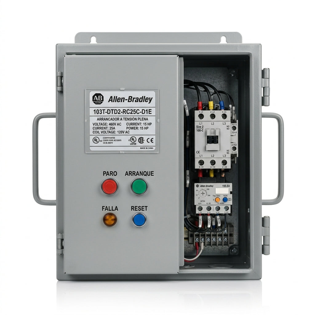 ALLEN-BRADLEY 103T-DTD2-RC25C-D1E ARRANCADORES A TENSION PLENA