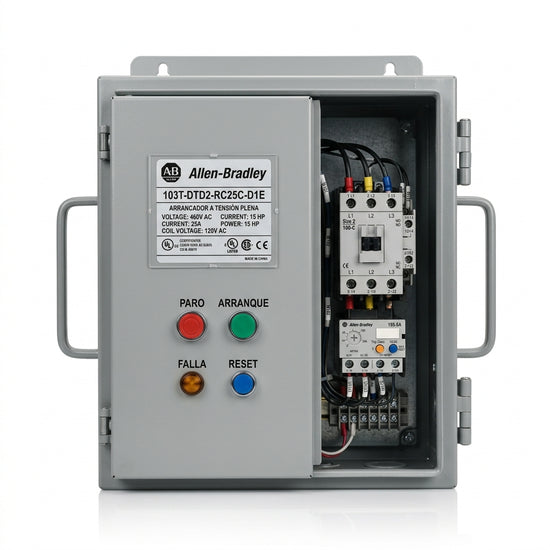 ALLEN-BRADLEY 103T-DTD2-RC25C-D1E ARRANCADORES A TENSION PLENA