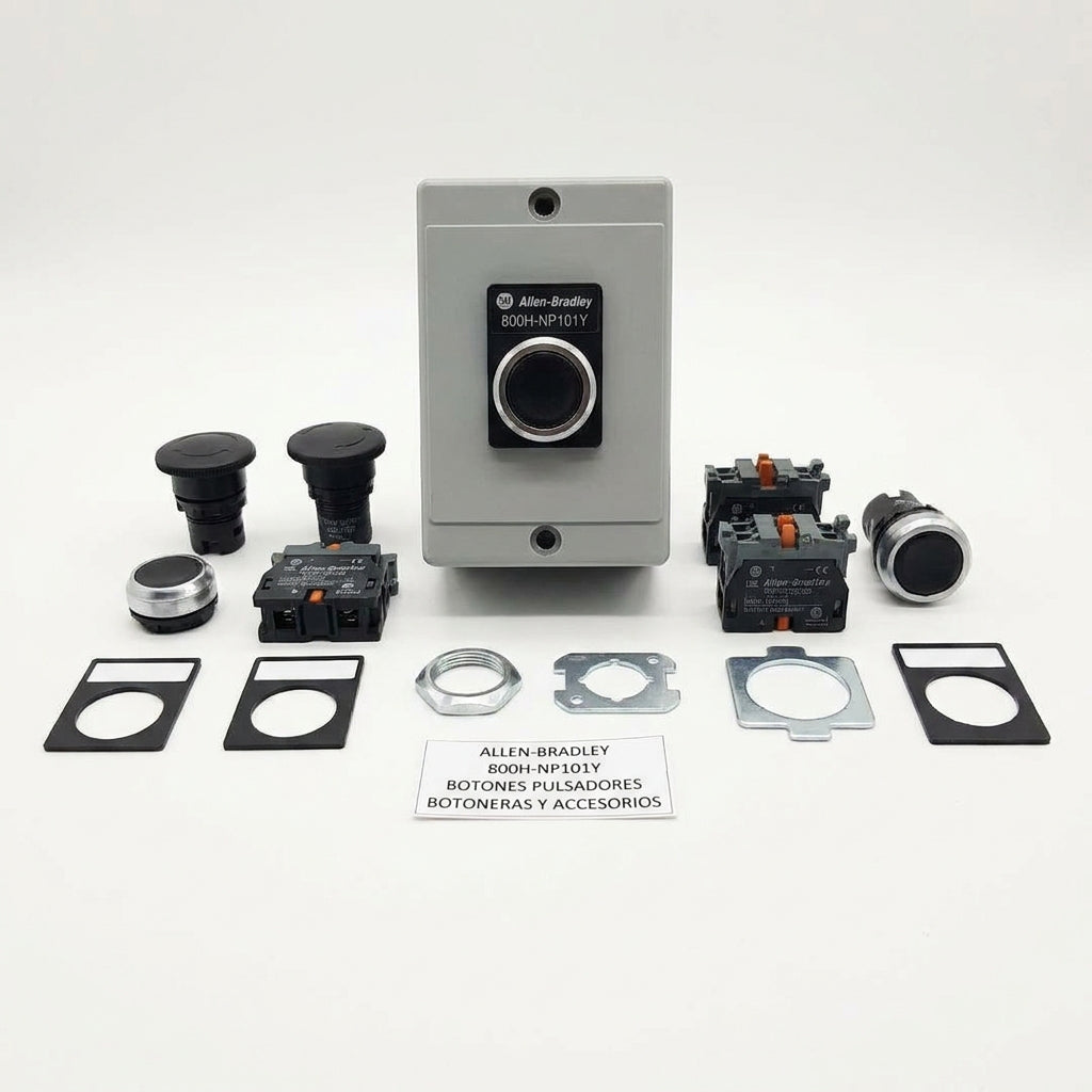 ALLEN-BRADLEY 800H-NP101Y BOTONES PULSADORES BOTONERAS Y ACCESORIOS