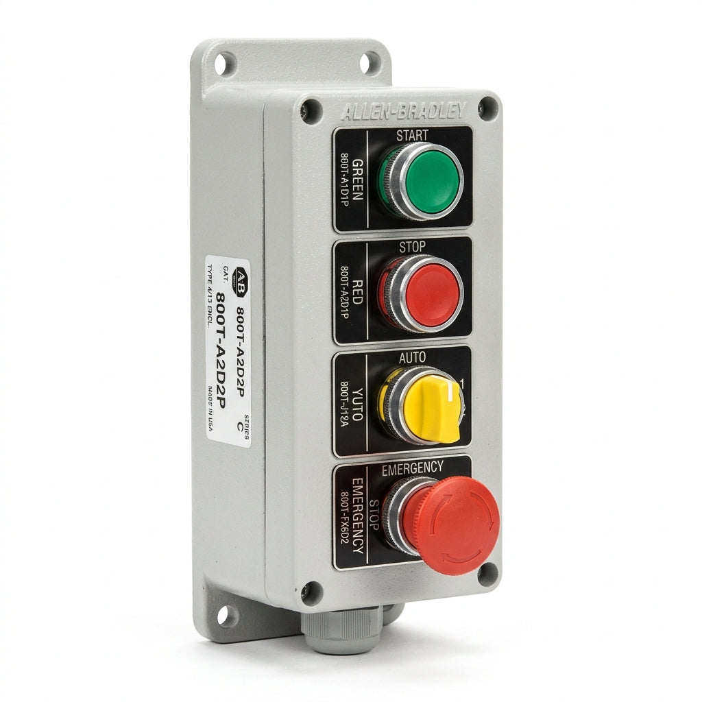 ALLEN-BRADLEY 800T-A2D2P BOTONES PULSADORES BOTONERAS Y ACCESORIOS