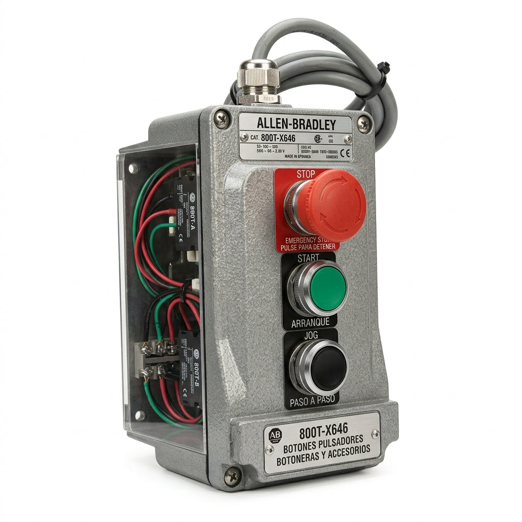 ALLEN-BRADLEY 800T-X646 BOTONES PULSADORES BOTONERAS Y ACCESORIOS