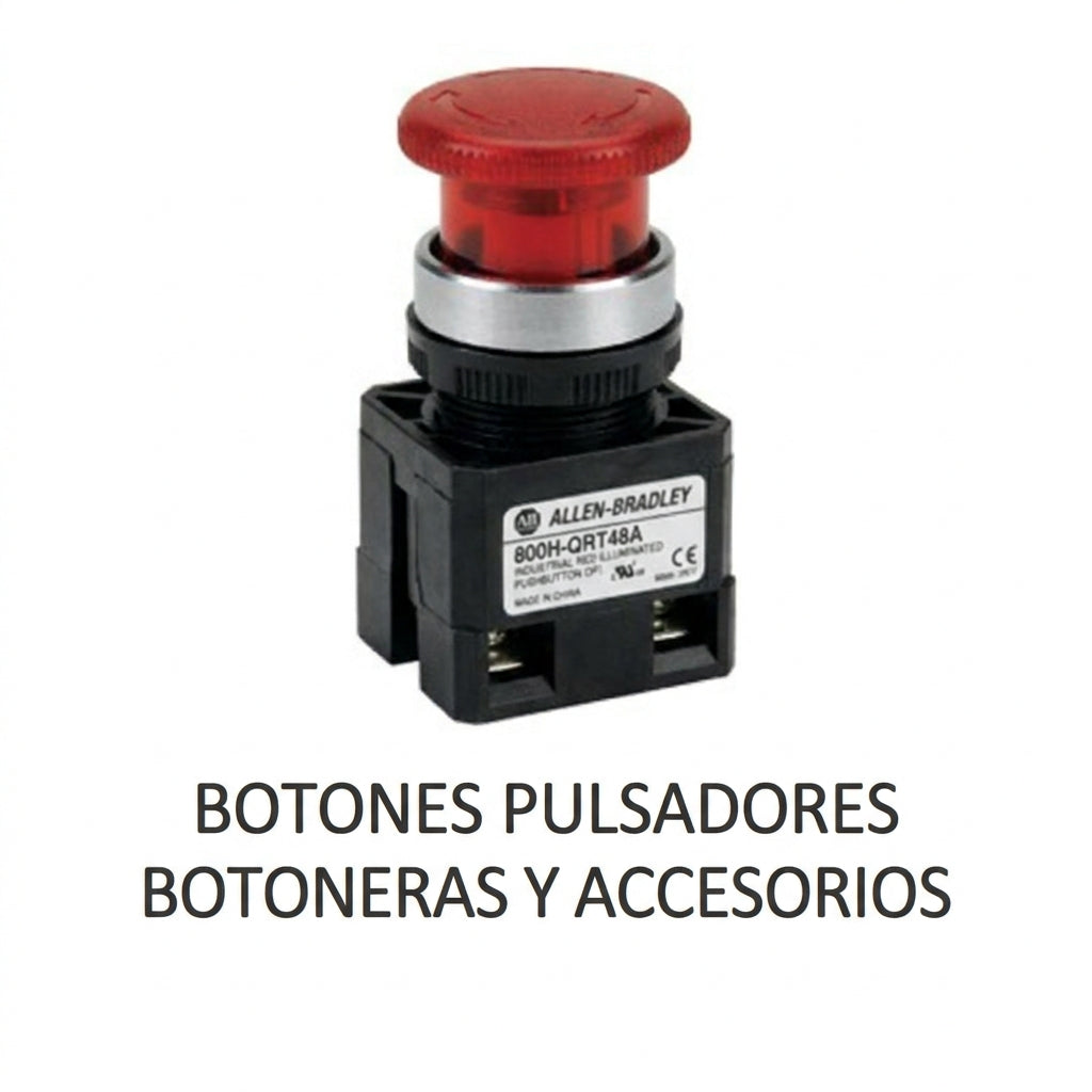 ALLEN-BRADLEY 800H-QRT48A BOTONES PULSADORES BOTONERAS Y ACCESORIOS