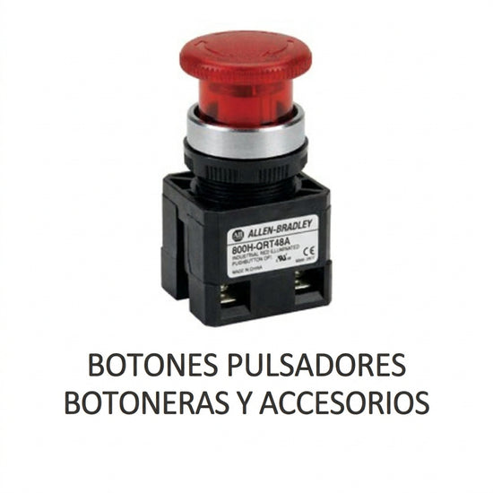 ALLEN-BRADLEY 800H-QRT48A BOTONES PULSADORES BOTONERAS Y ACCESORIOS