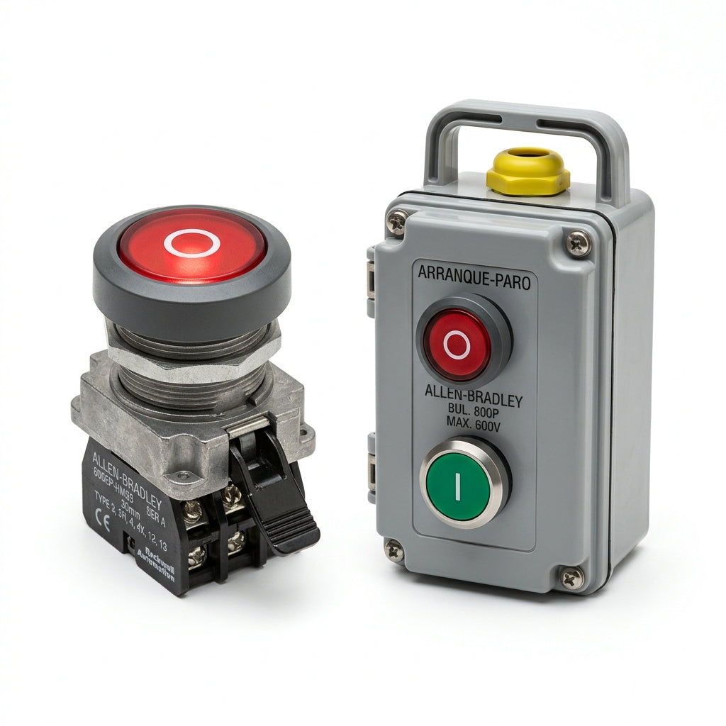 ALLEN-BRADLEY 800EP-HM33 BOTONES PULSADORES BOTONERAS Y ACCESORIOS