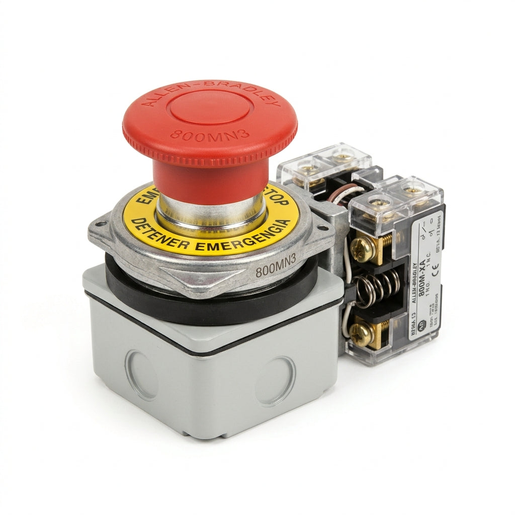 ALLEN-BRADLEY 800MN3 BOTONES PULSADORES BOTONERAS Y ACCESORIOS