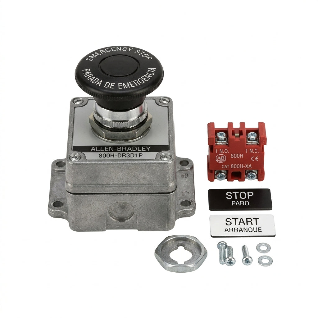ALLEN-BRADLEY 800H-DR3D1P BOTONES PULSADORES BOTONERAS Y ACCESORIOS
