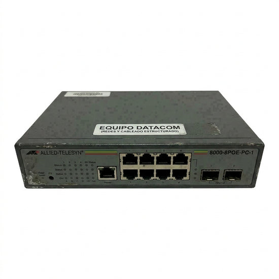 ALLIED-TELESYN 8000-8POE-PC-1 EQUIPO DATACOM (REDES Y CABLEADO ESTRUCTURADO)