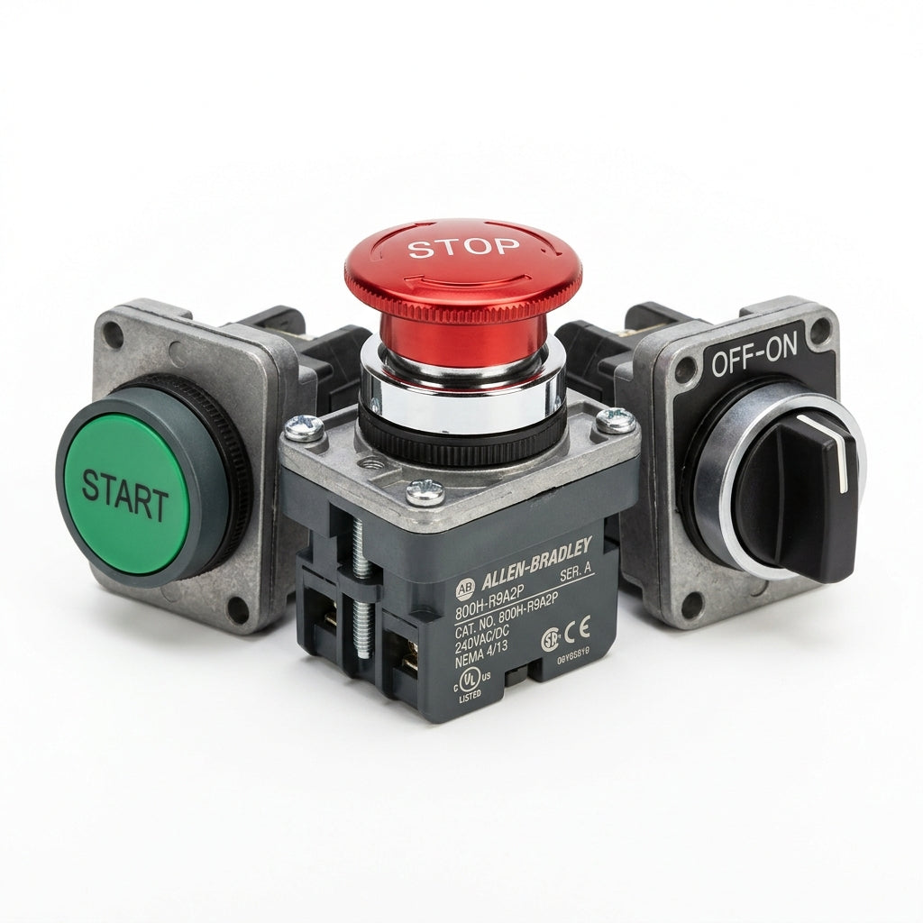 ALLEN-BRADLEY 800H-R9A2P BOTONES PULSADORES BOTONERAS Y ACCESORIOS