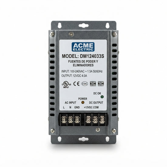 ACME-ELECTRIC DM124033S FUENTES DE PODER Y ELIMINADORES
