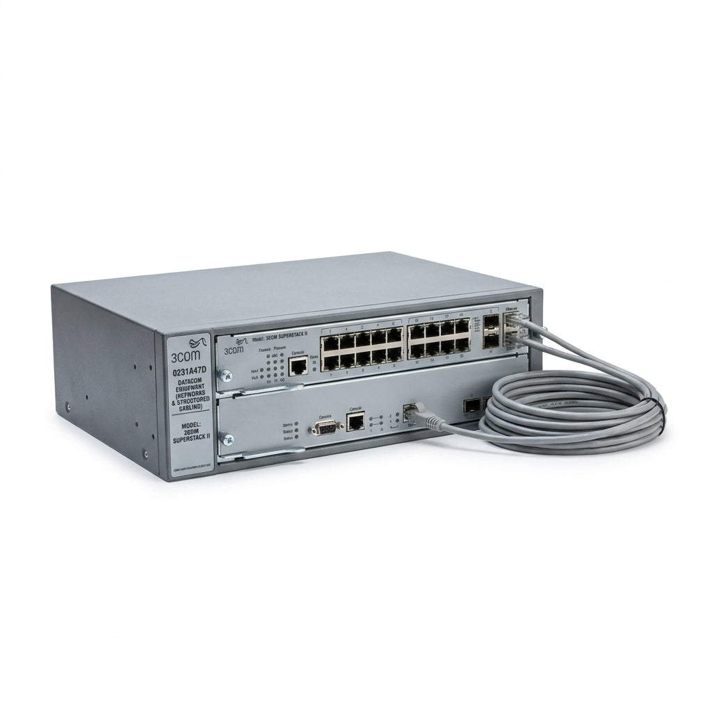 3COM 0231A47D EQUIPO DATACOM (REDES Y CABLEADO ESTRUCTURADO)