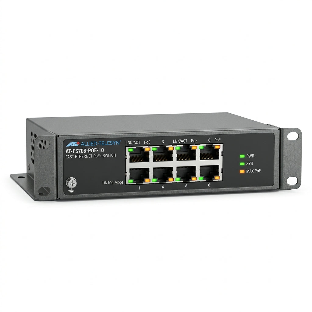 ALLIED-TELESYN AT-FS708-POE-10 ACCESS POINTS- GATEWAYS-MODEMS-SWITCHES-ROUTERS