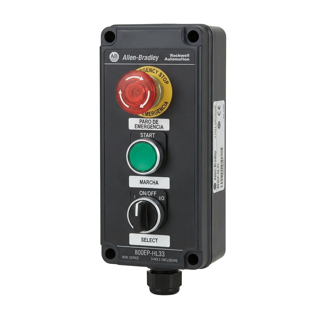 ALLEN-BRADLEY 800EP-HL33 BOTONES PULSADORES BOTONERAS