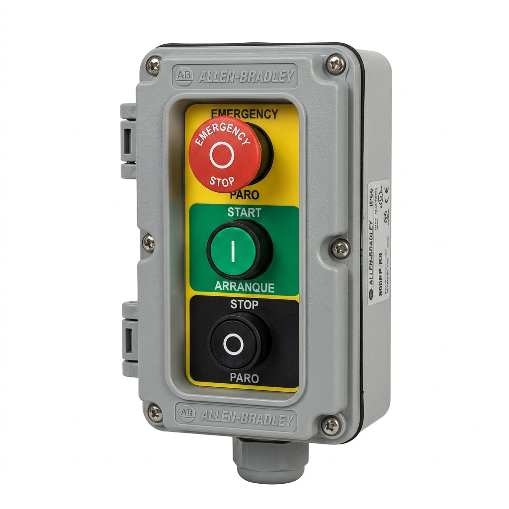 ALLEN-BRADLEY 800EP-R9 BOTONES PULSADORES BOTONERAS